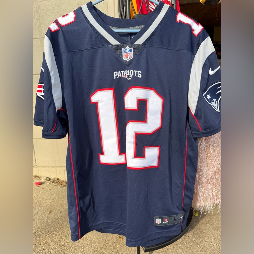 Tom Brady New England Patriots Nike On Field NFL Jersey Size Large